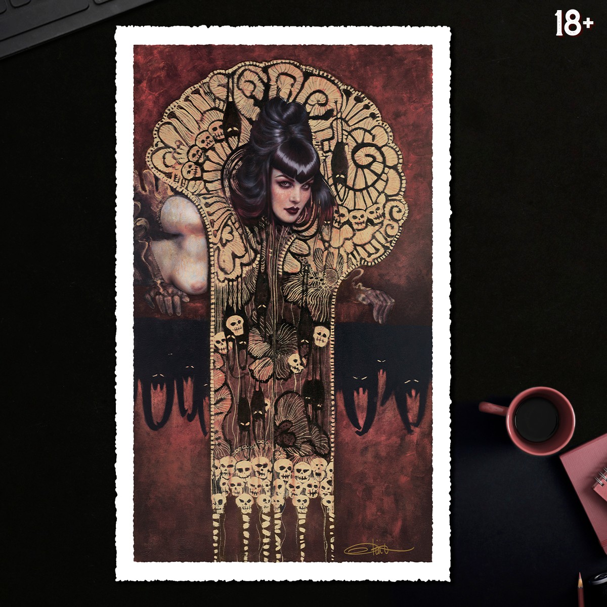 Olivia De Berardinis Danse Macabre Art Print  Exclusive Edition View 3