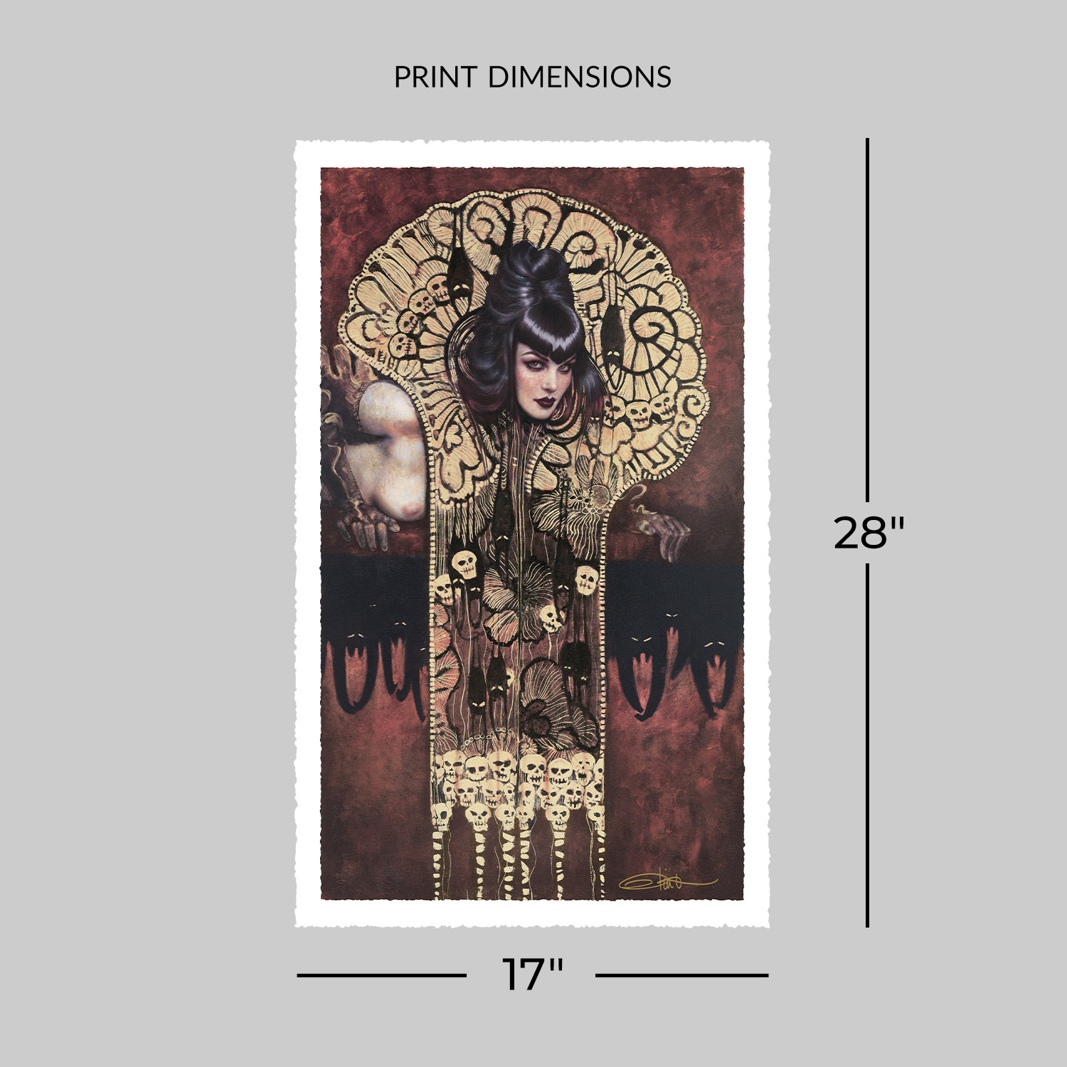 Olivia De Berardinis Danse Macabre Art Print  Exclusive Edition View 2