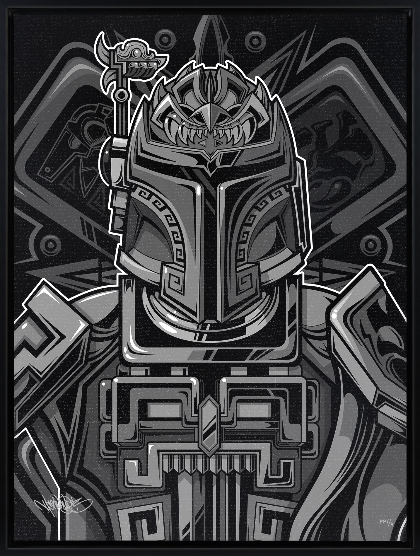 Boba Fett™ (Silver Canvas Variant) Exclusive Edition 