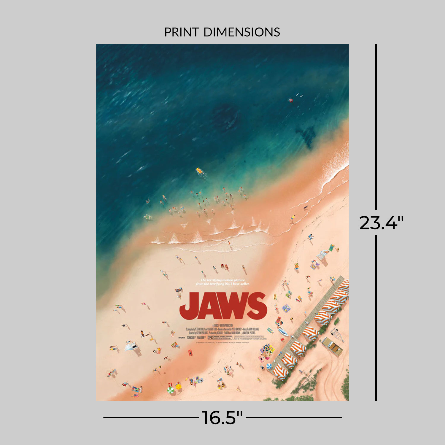 Jaws Jaws Movie Poster  View 2