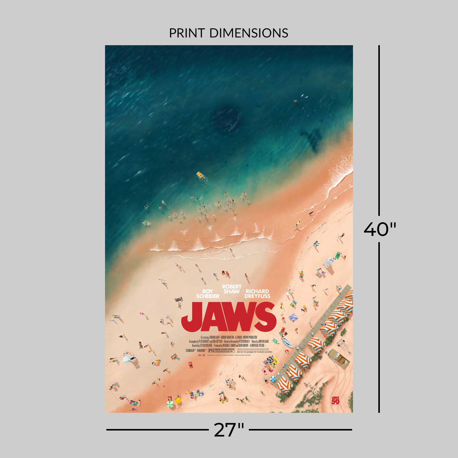 Jaws Jaws (One Sheet) Movie Poster  View 2