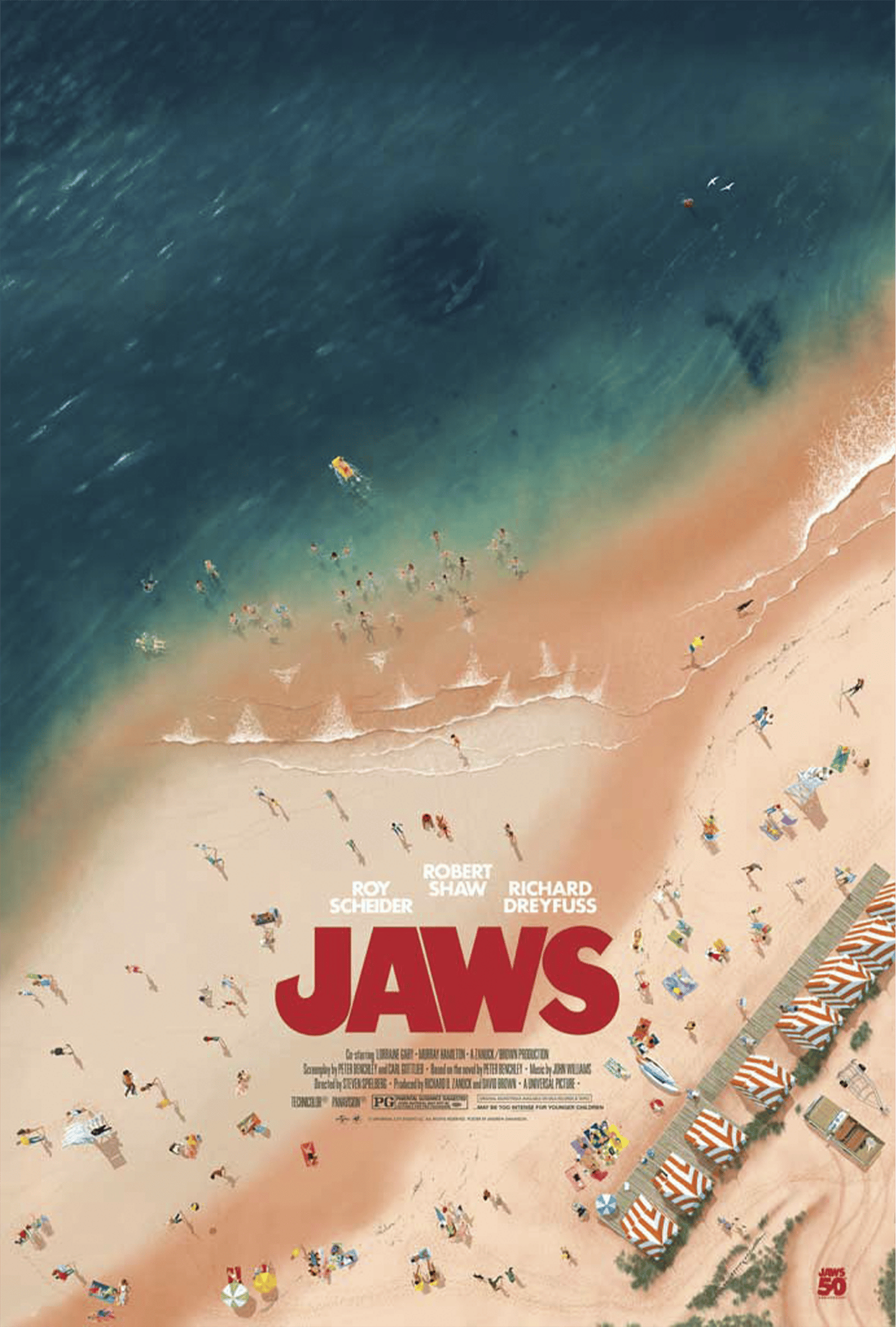Jaws Jaws (One Sheet) Movie Poster  View 3