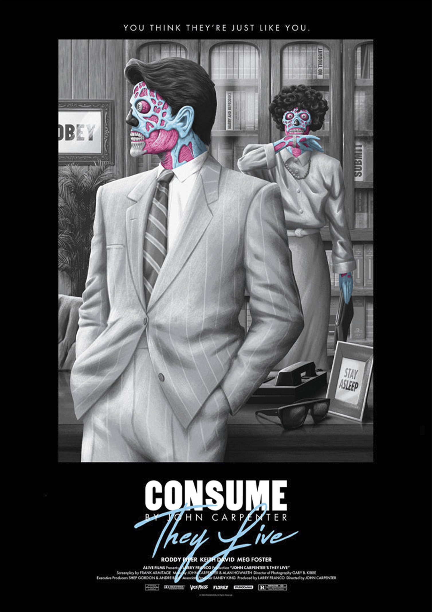 They Live They Live Black Variant (Editions) Movie Poster  View 4