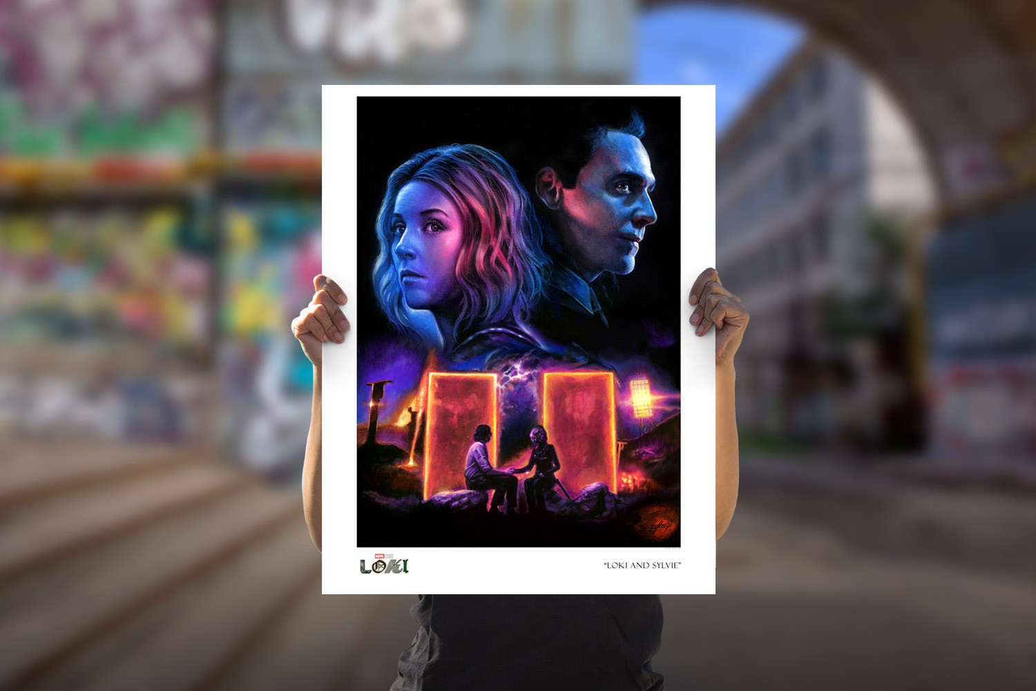 Marvel Loki and Sylvie Art Print  View 1
