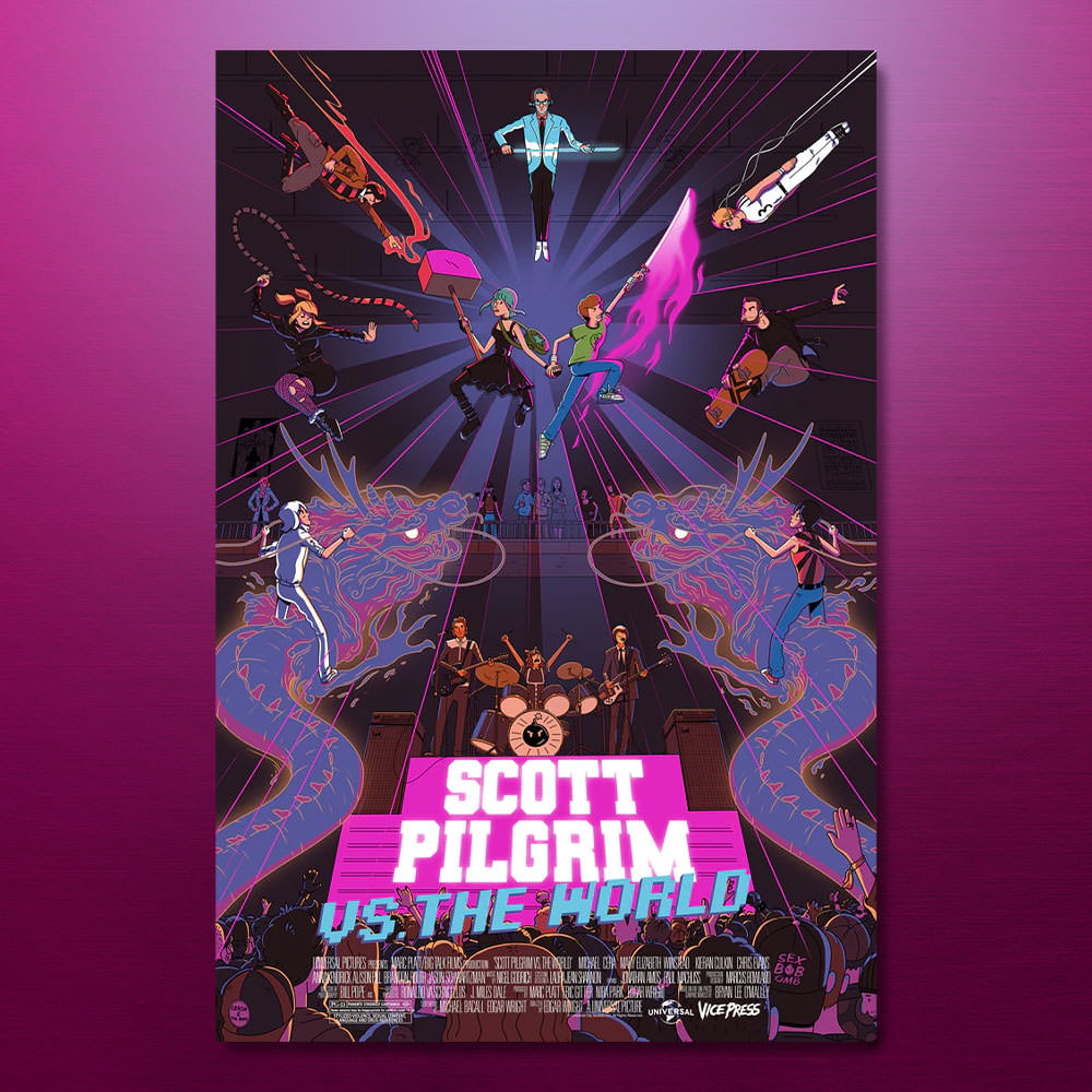 Scott Pilgrim Scott Pilgrim Vs the World Movie Poster  View 1