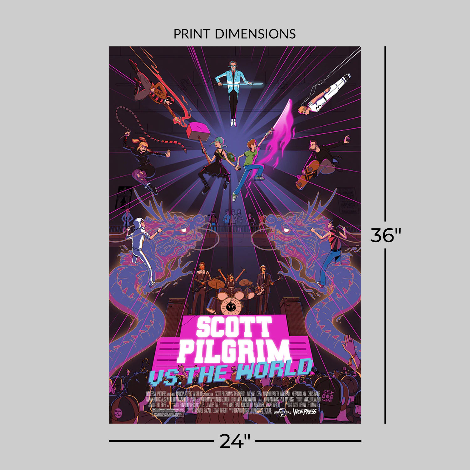 Scott Pilgrim Scott Pilgrim Vs the World Movie Poster  View 2
