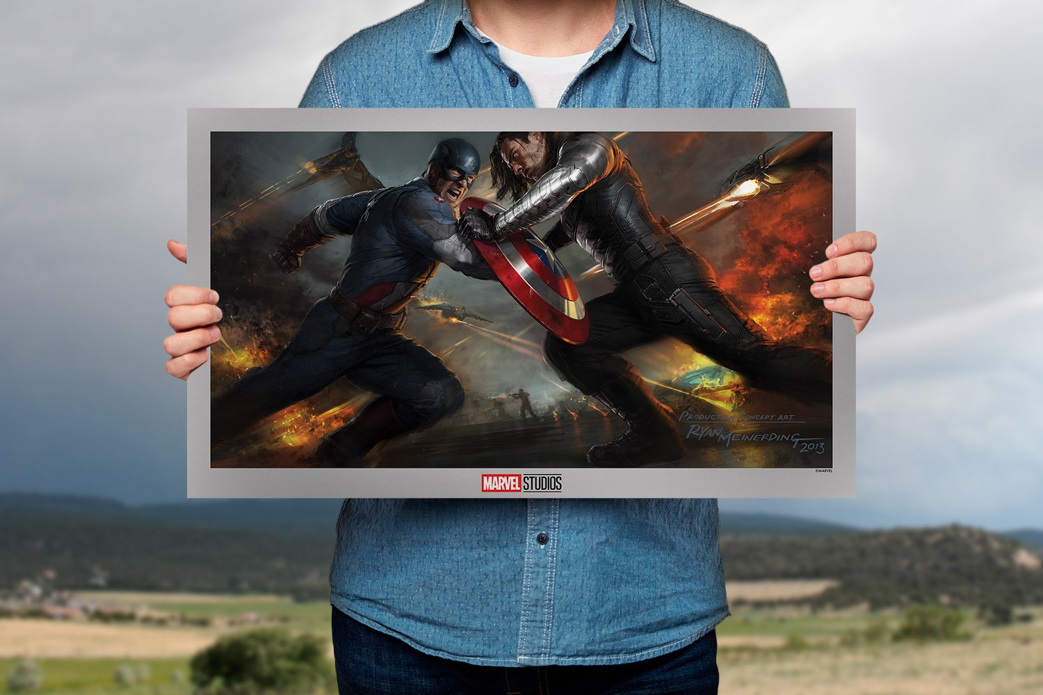 Captain America: The Winter Soldier (Metallic Silver Variant) View 1
