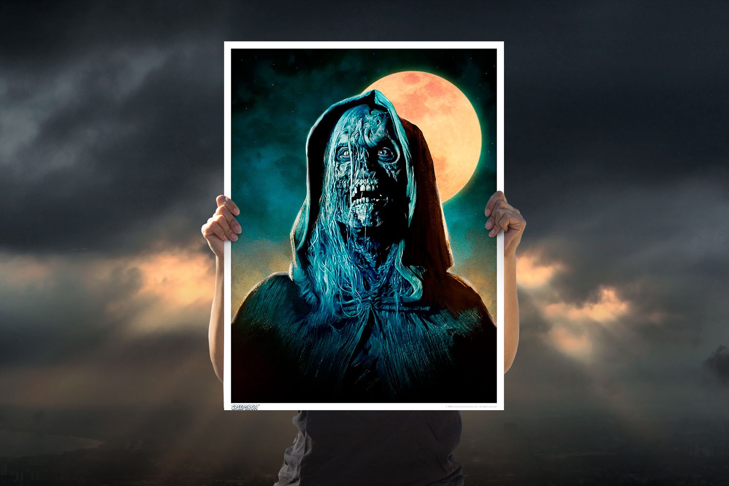 Creepshow 'The Creep’ Glow-In-The-Dark Portrait Art Print  View 1