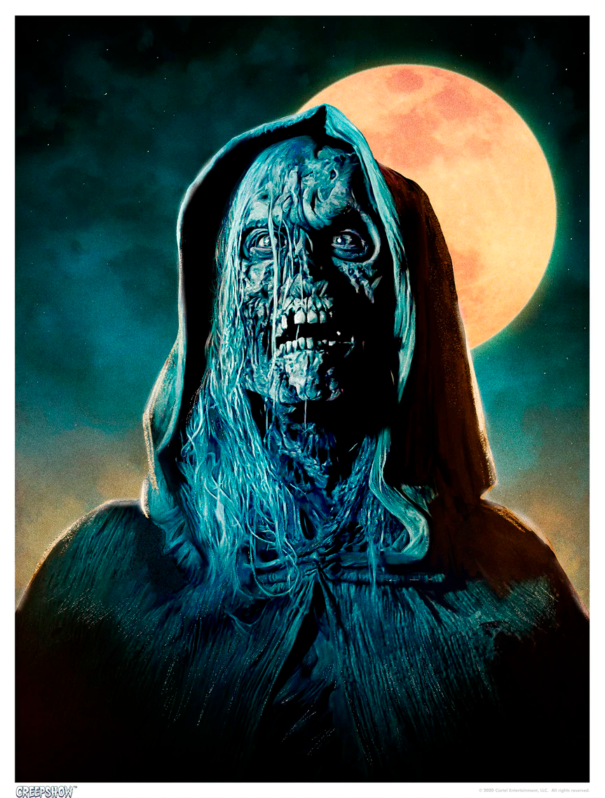 Creepshow 'The Creep’ Glow-In-The-Dark Portrait Art Print  View 2