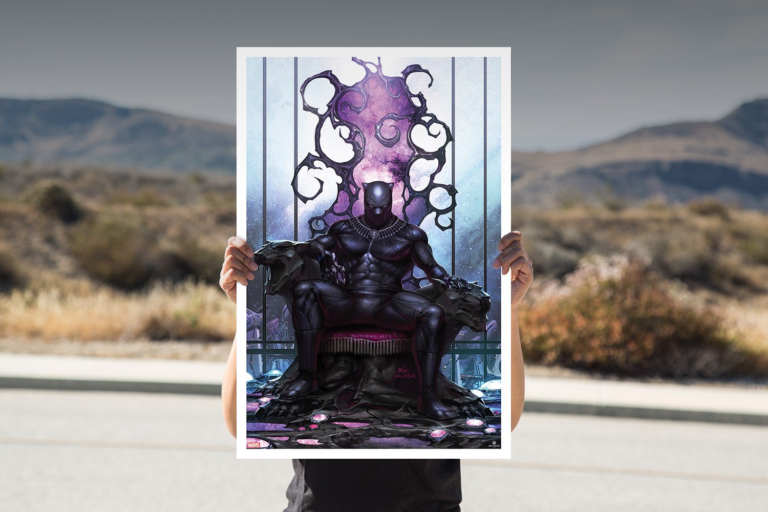 Black Panther #1 (Variant Edition) Fine Art Print by Grey Matter