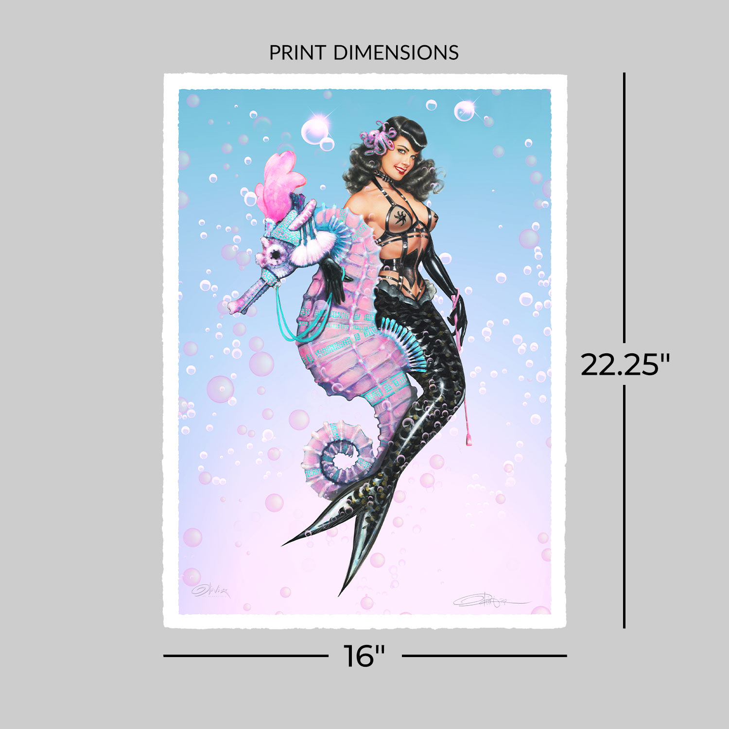 Bettie Page Bettie Page: Carousel Art Print  View 2
