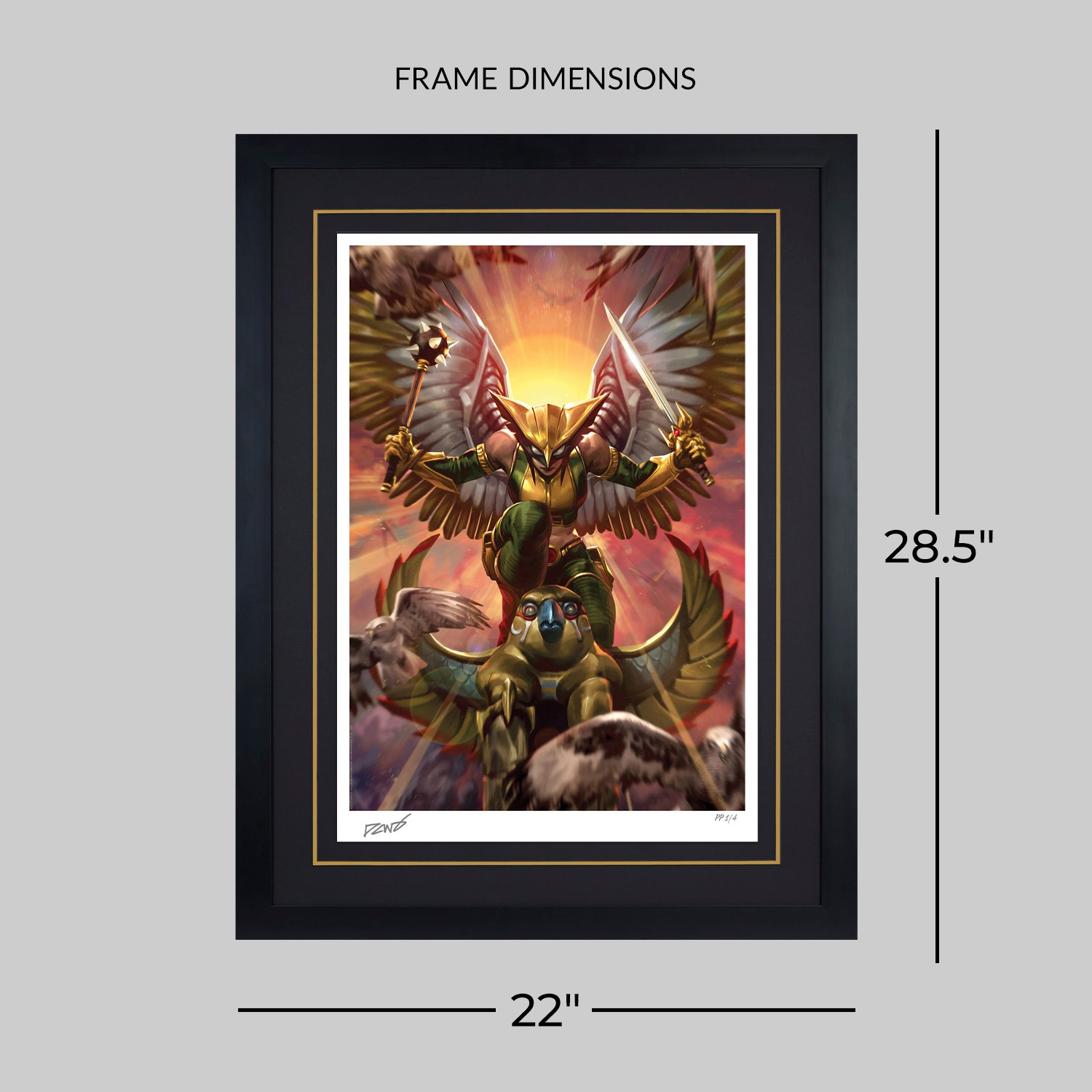 DC Comics Hawkgirl™ Art Print  Exclusive Edition View 2