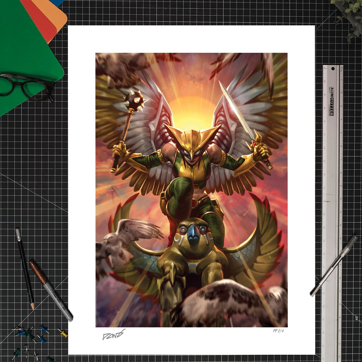 DC Comics Hawkgirl™ Art Print  Exclusive Edition View 1