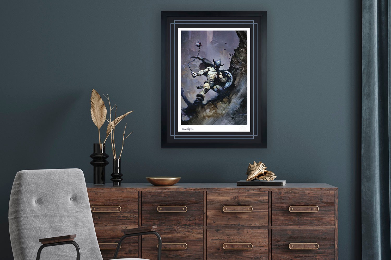 Warrior with Ball and Chain View 1