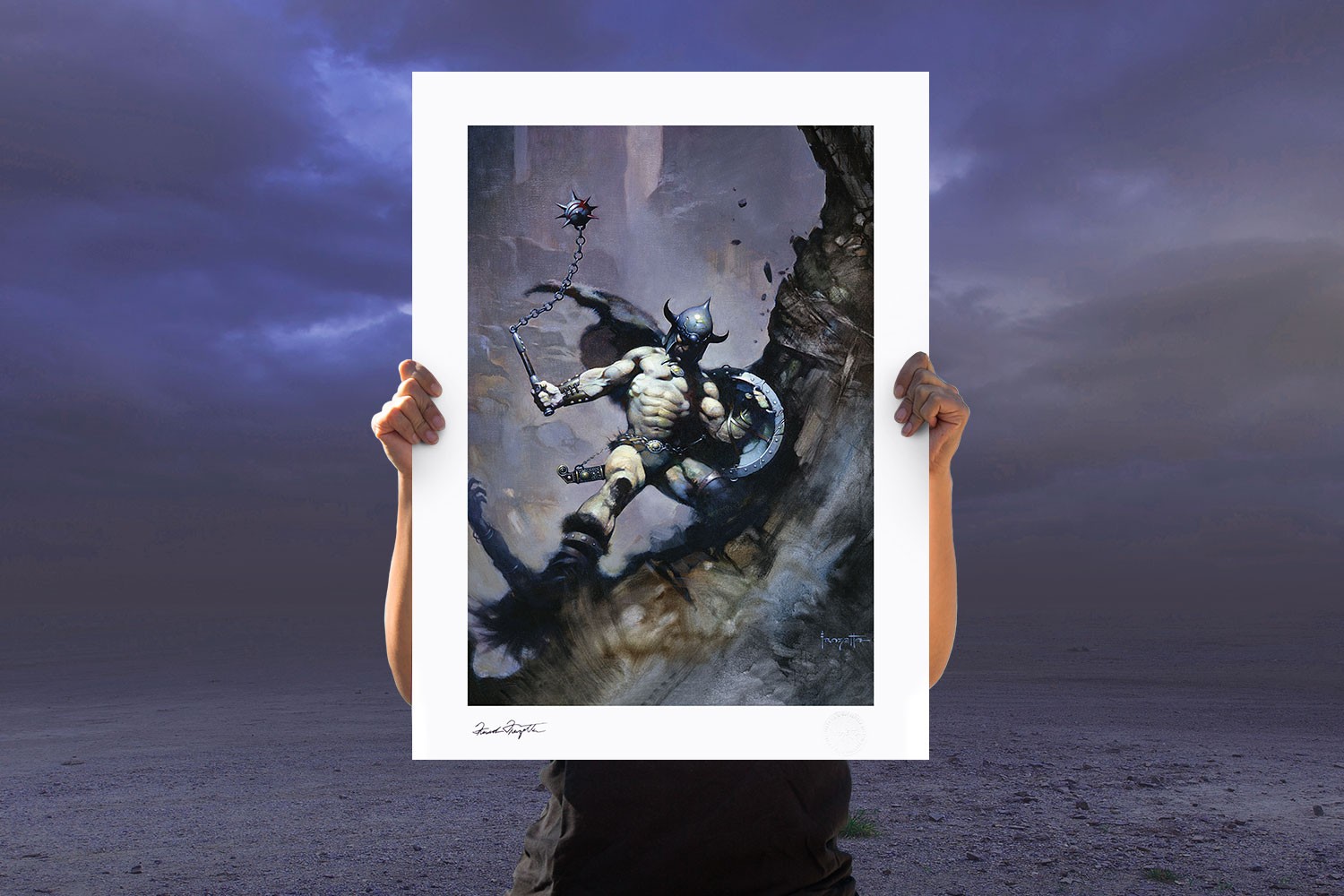 Warrior with Ball and Chain View 1