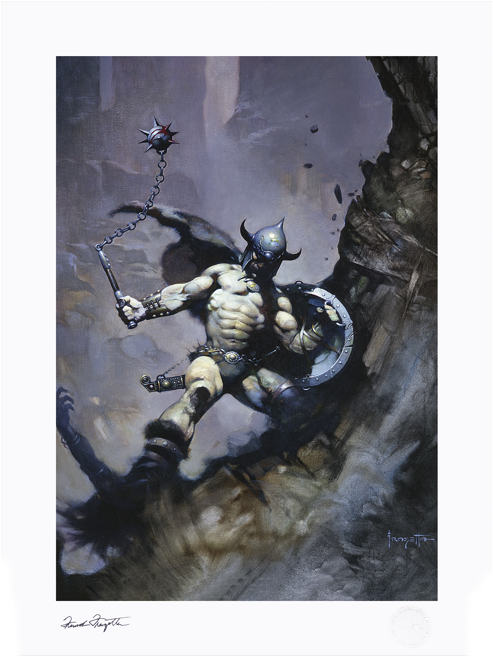 Warrior with Ball and Chain View 2
