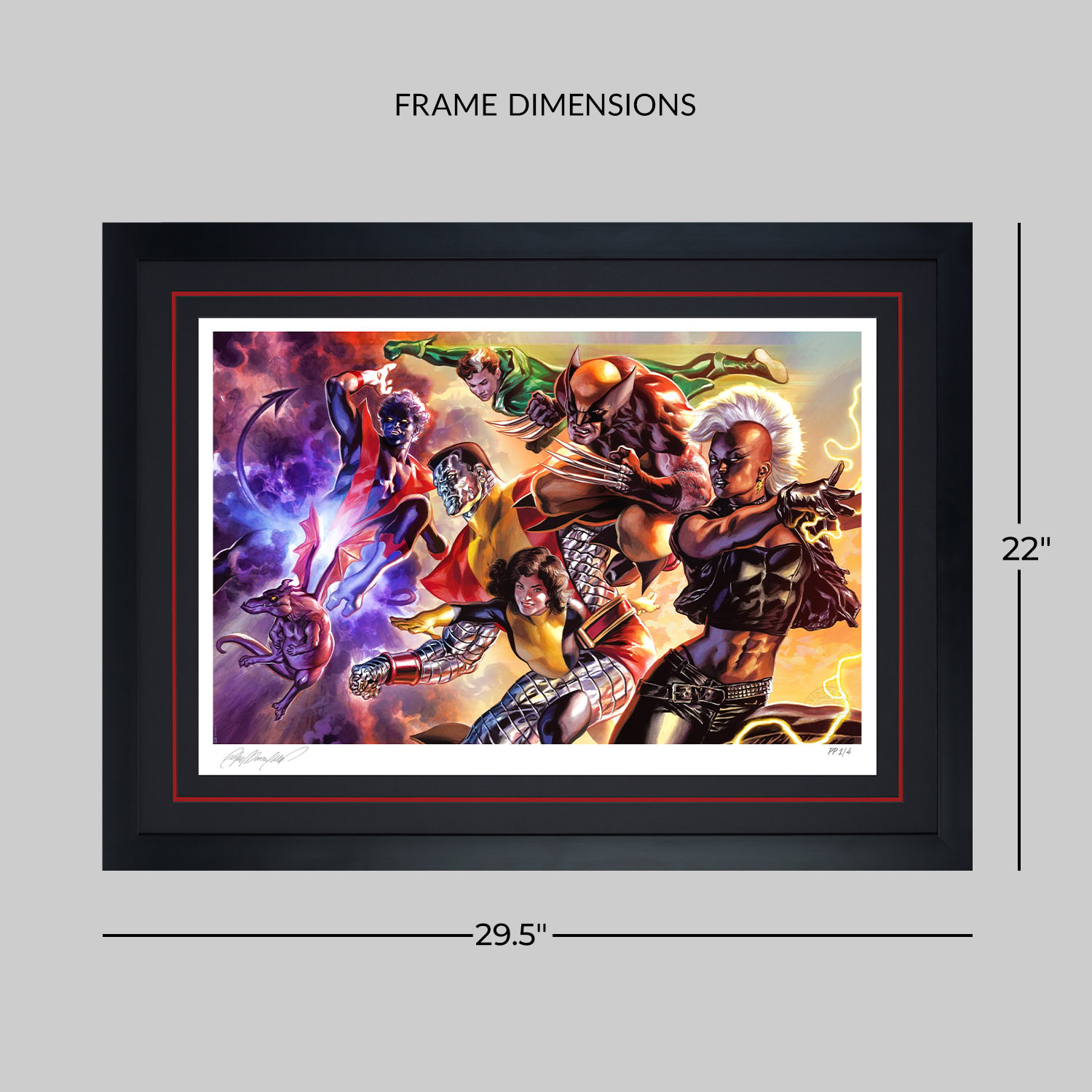 Marvel The X-Men Art Print  Exclusive Edition View 2