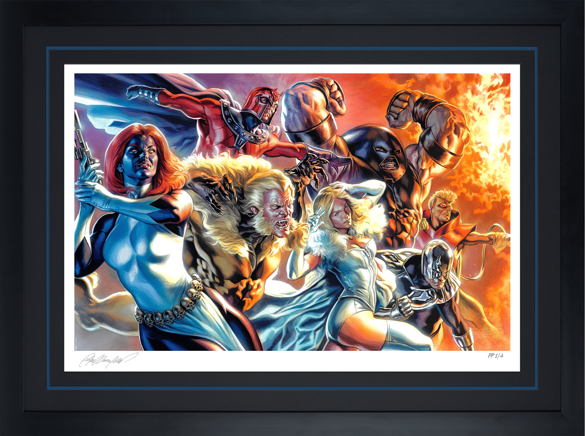 Marvel The Brotherhood of Mutants Art Print  Exclusive Edition View 9