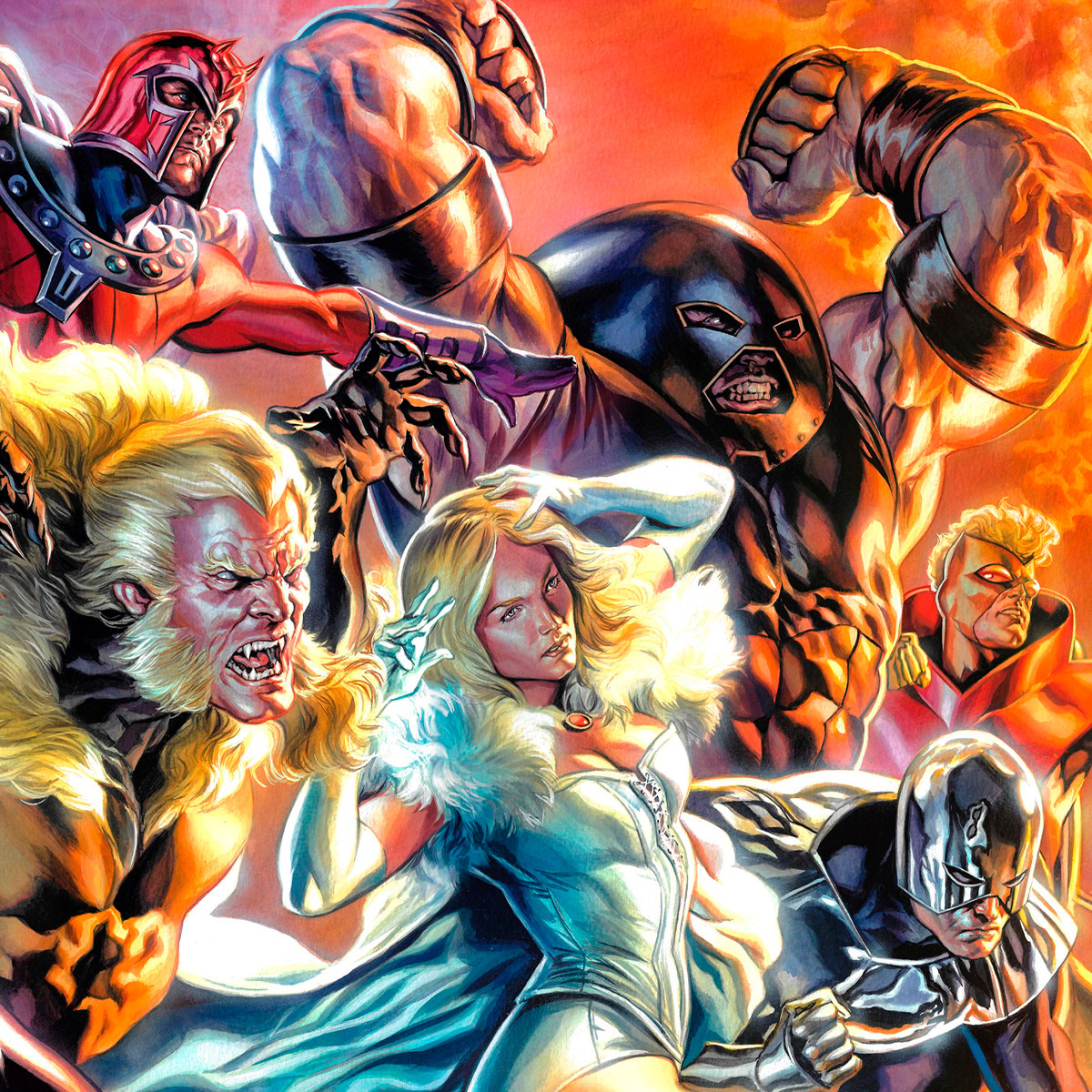 Marvel The Brotherhood of Mutants Art Print  Exclusive Edition View 3
