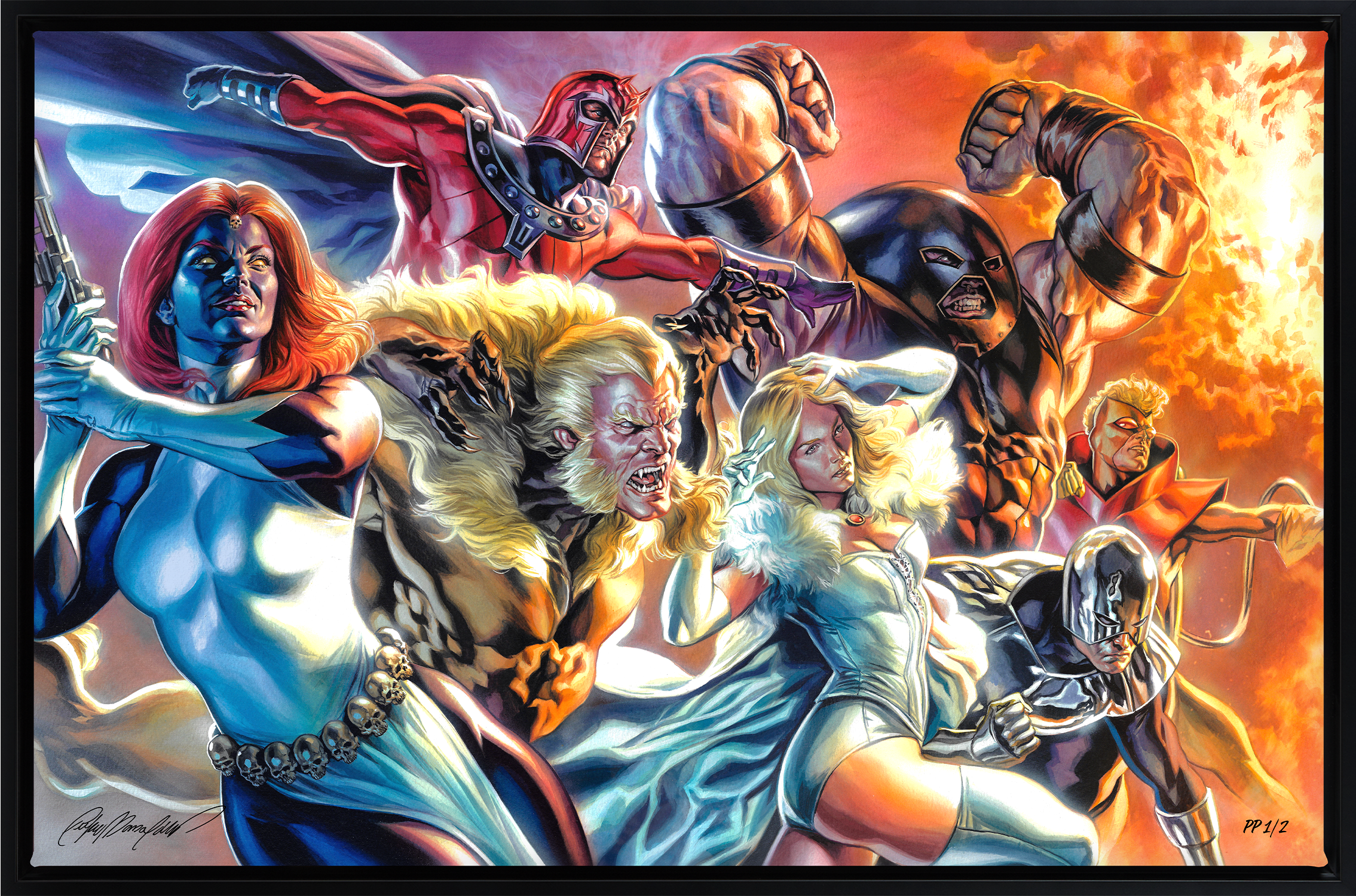 Marvel The Brotherhood of Mutants Art Print  Exclusive Edition View 7