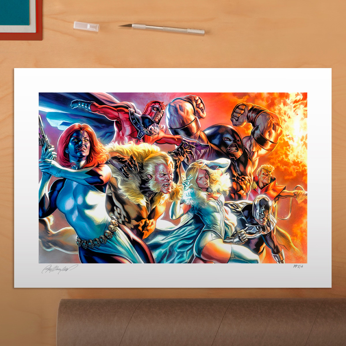 Marvel The Brotherhood of Mutants Art Print by Sideshow