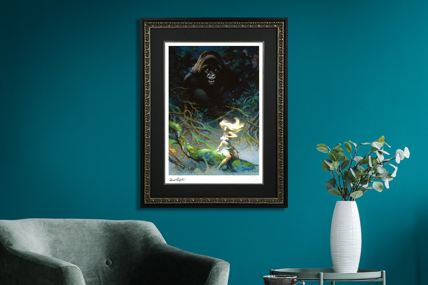 Frank Frazetta Kong Art Print  View 1