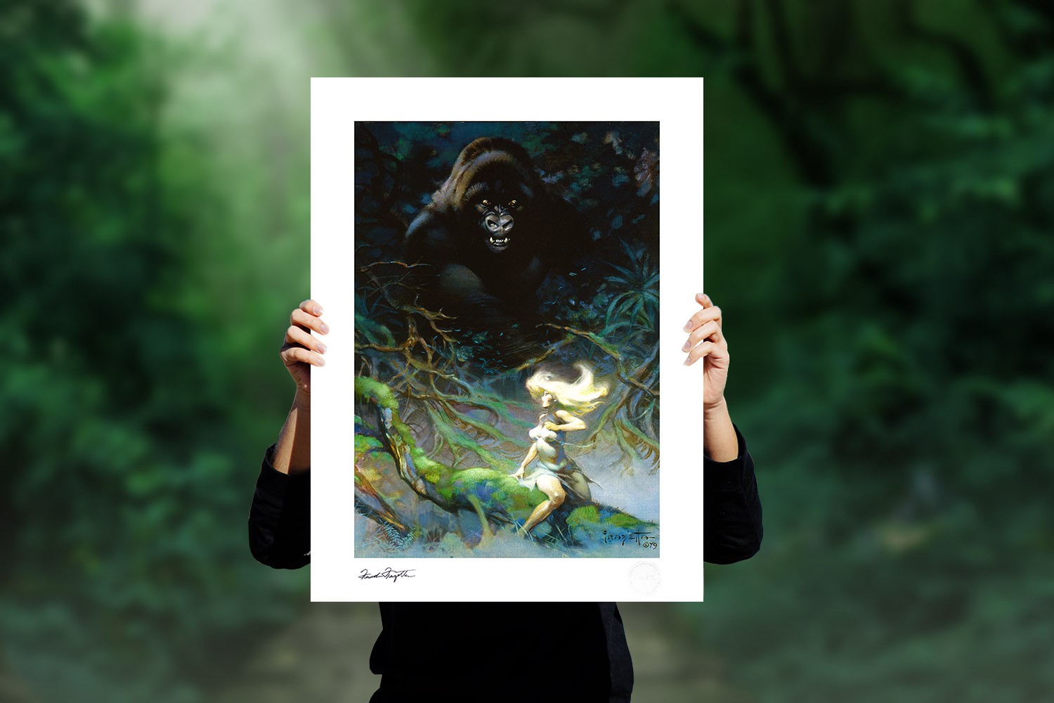 Frank Frazetta Kong Art Print  View 1