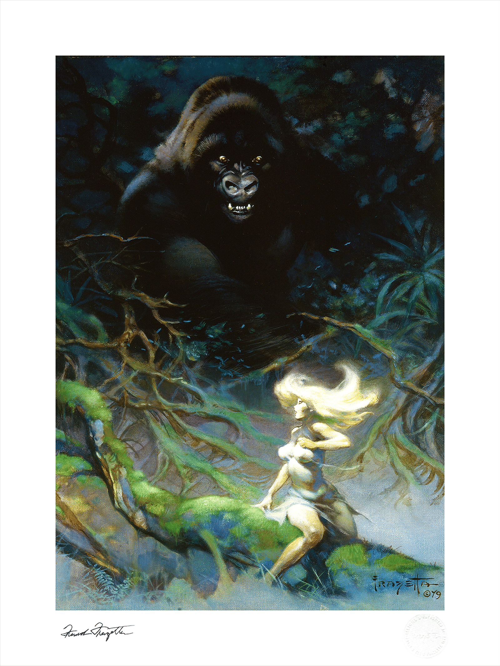 Frank Frazetta Kong Art Print  View 2