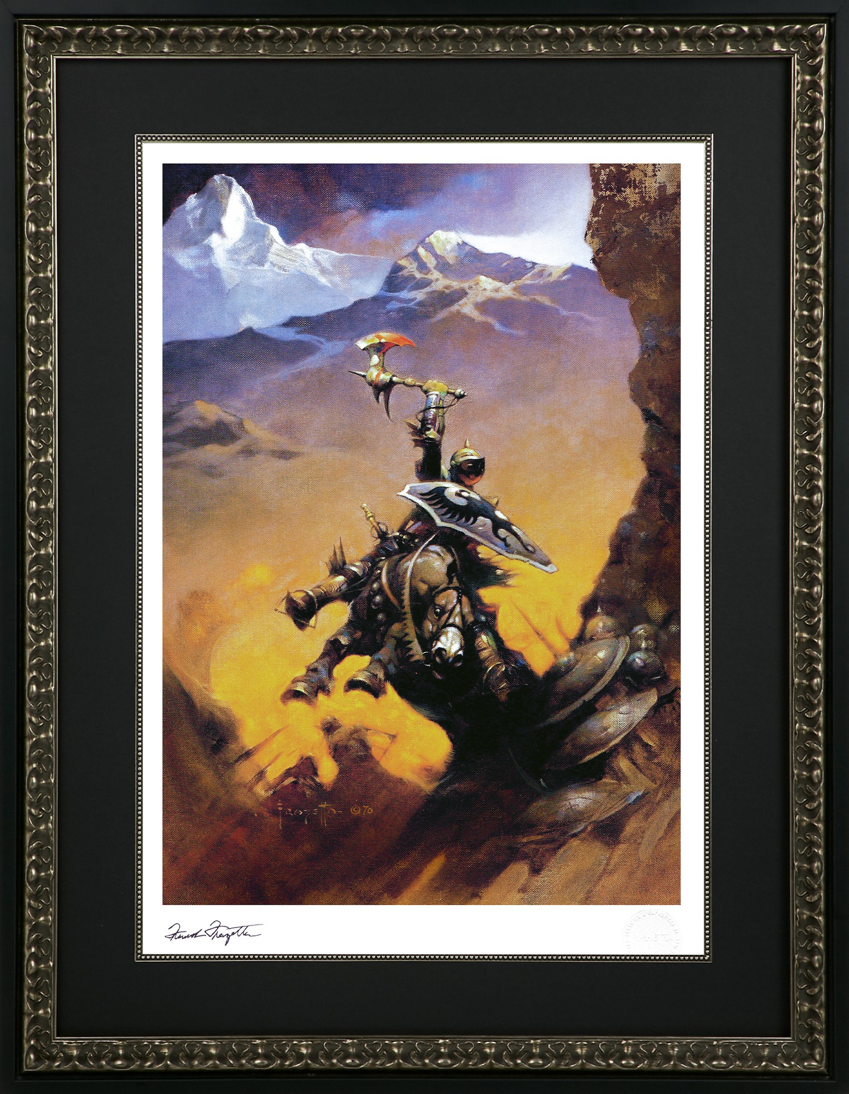 Frank Frazetta Eternal Champion Art Print  View 2