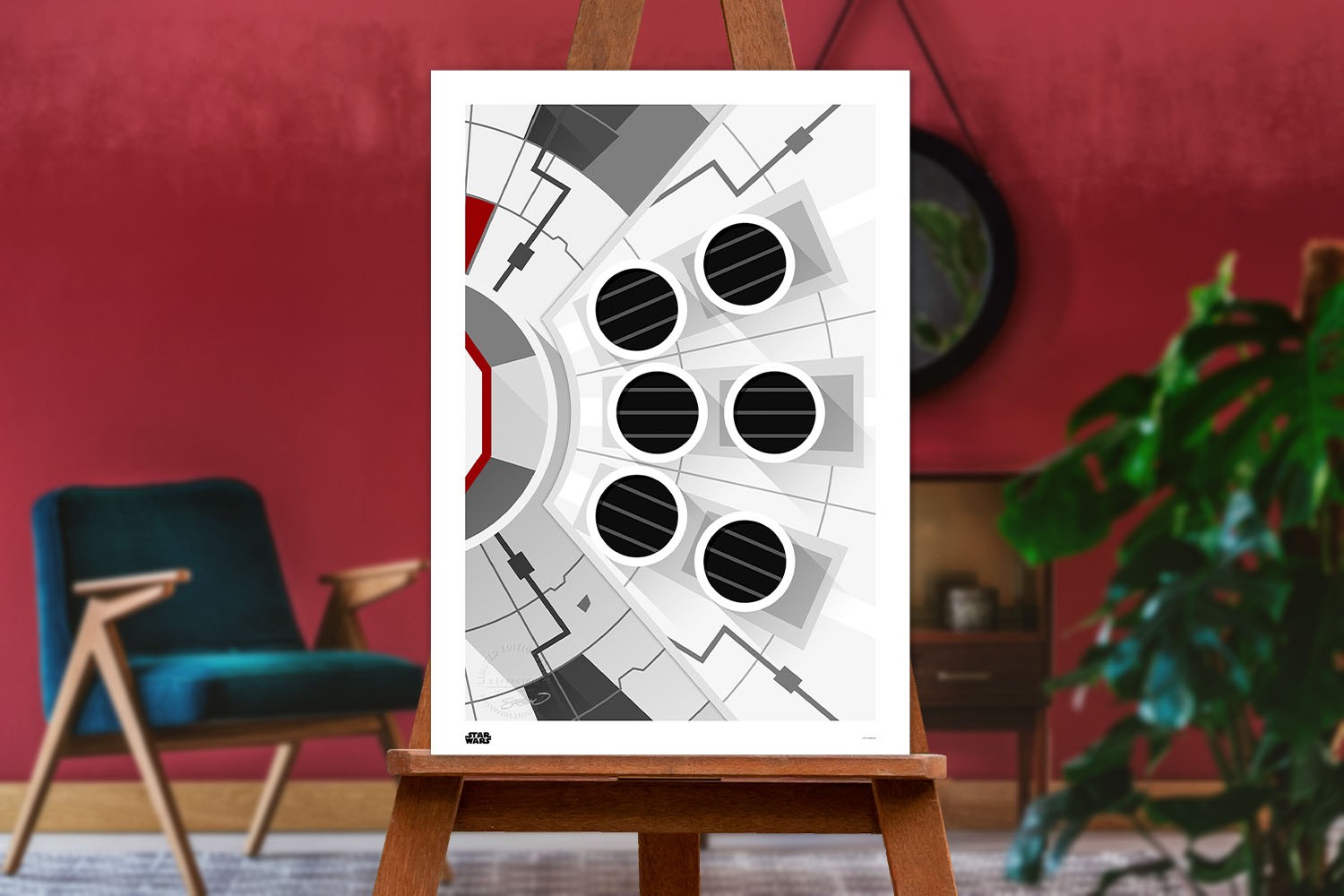 Minimalist Millennium Falcon