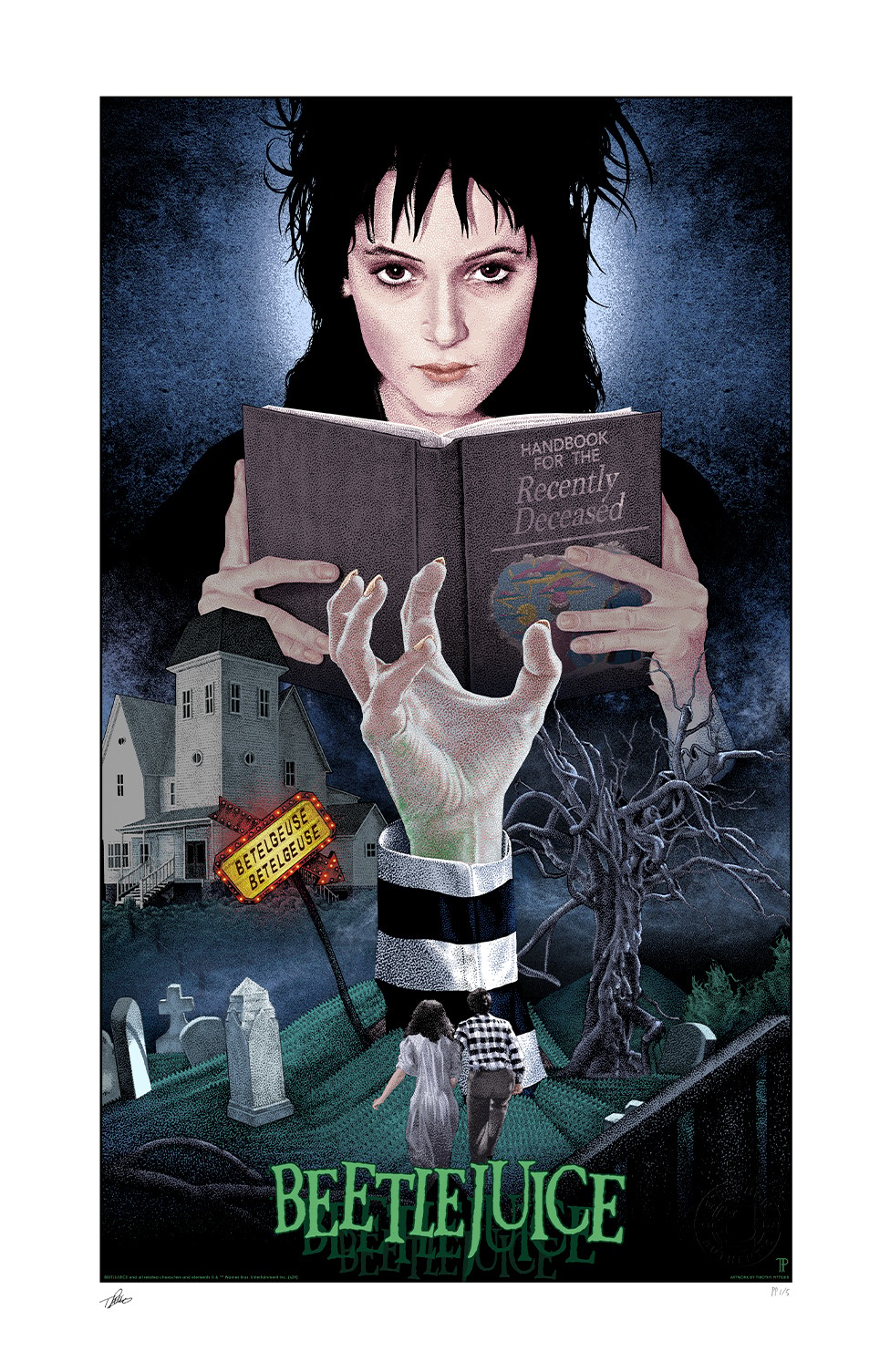 Beetlejuice Beetlejuice, Beetlejuice, Beetlejuice! Movie Poster  Exclusive Edition View 5