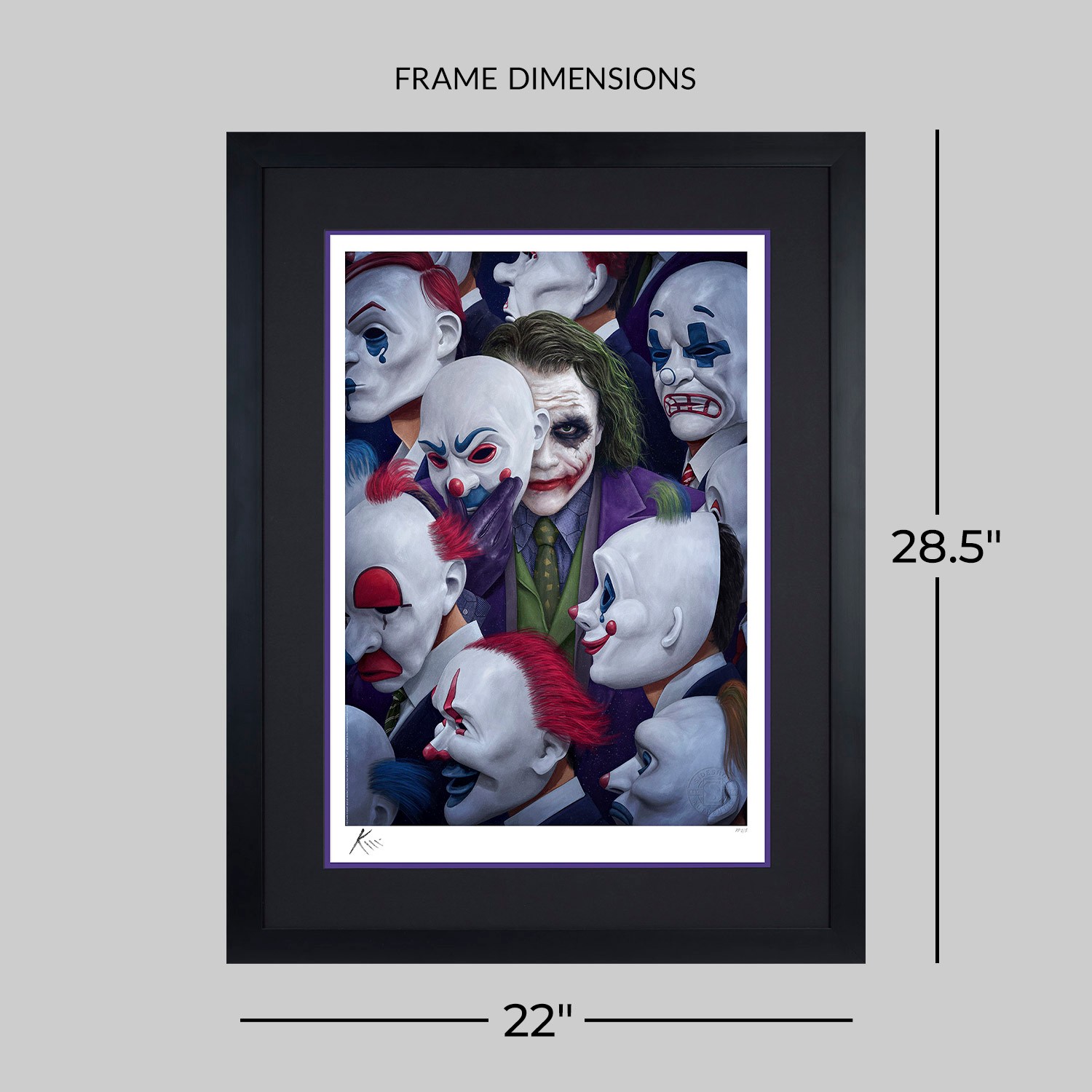DC Comics Agent of Chaos Art Print  Exclusive Edition View 2