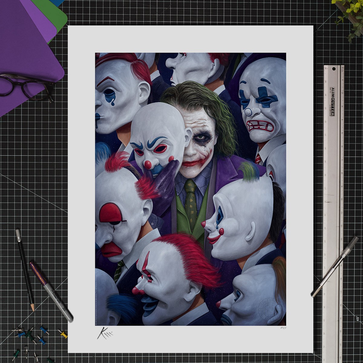 DC Comics Agent of Chaos Art Print  Exclusive Edition View 1