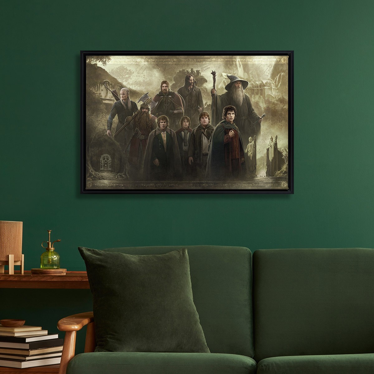The Lord of the Rings Lord of the Rings: The Fellowship of the Ring Art Print  Exclusive Edition View 1