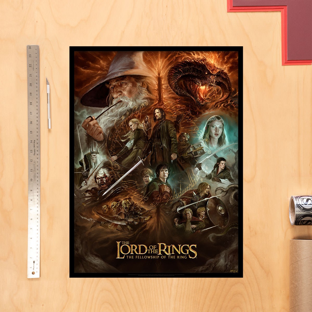 The Lord of the Rings: The Fellowship of the Ring Fine Art Print