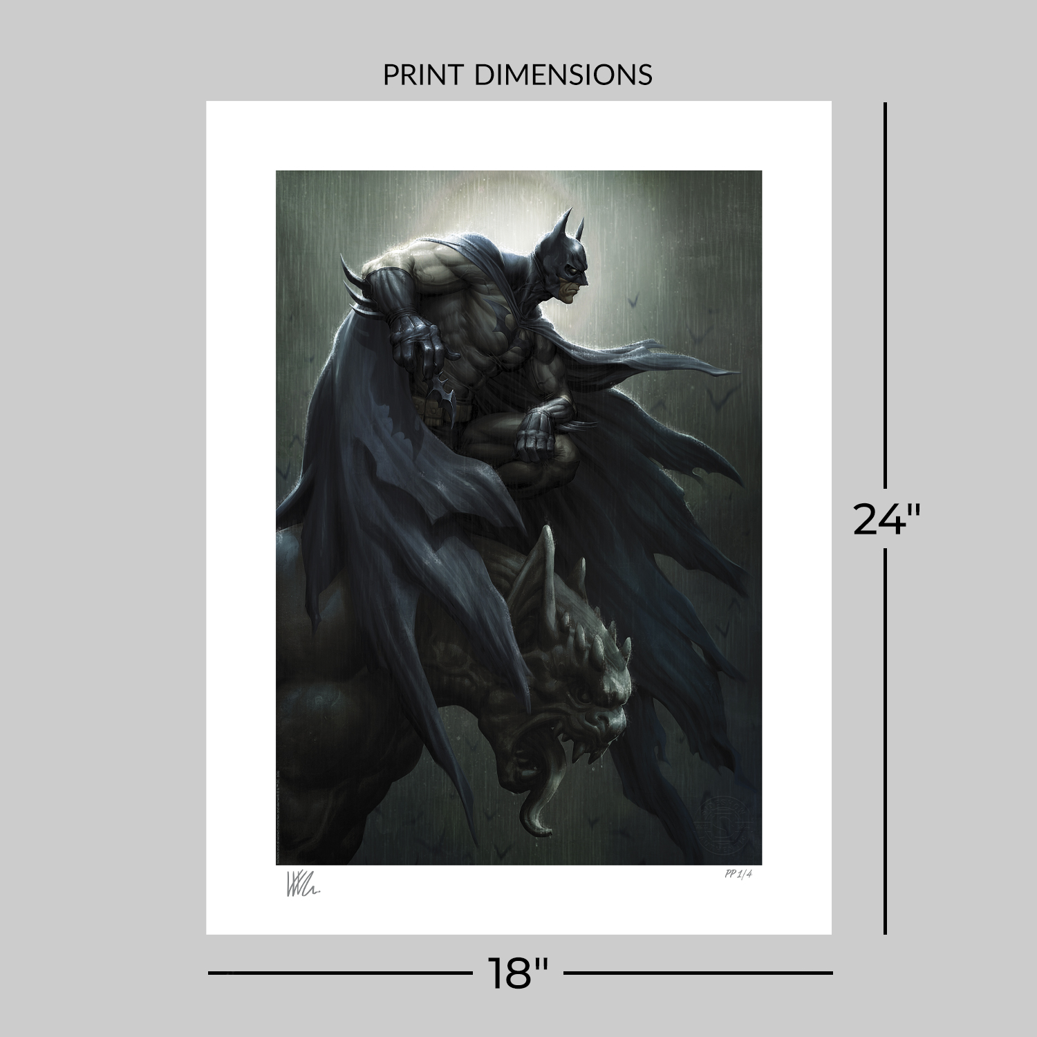 Batman™ Fine Art Print by Kendrick Lim | Sideshow Collectibles
