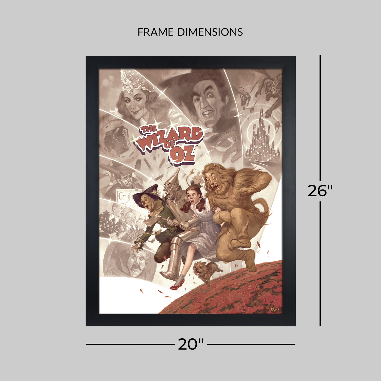 The Wizard of Oz The Wizard of Oz (No Place Like Home Variant) Movie Poster  View 2