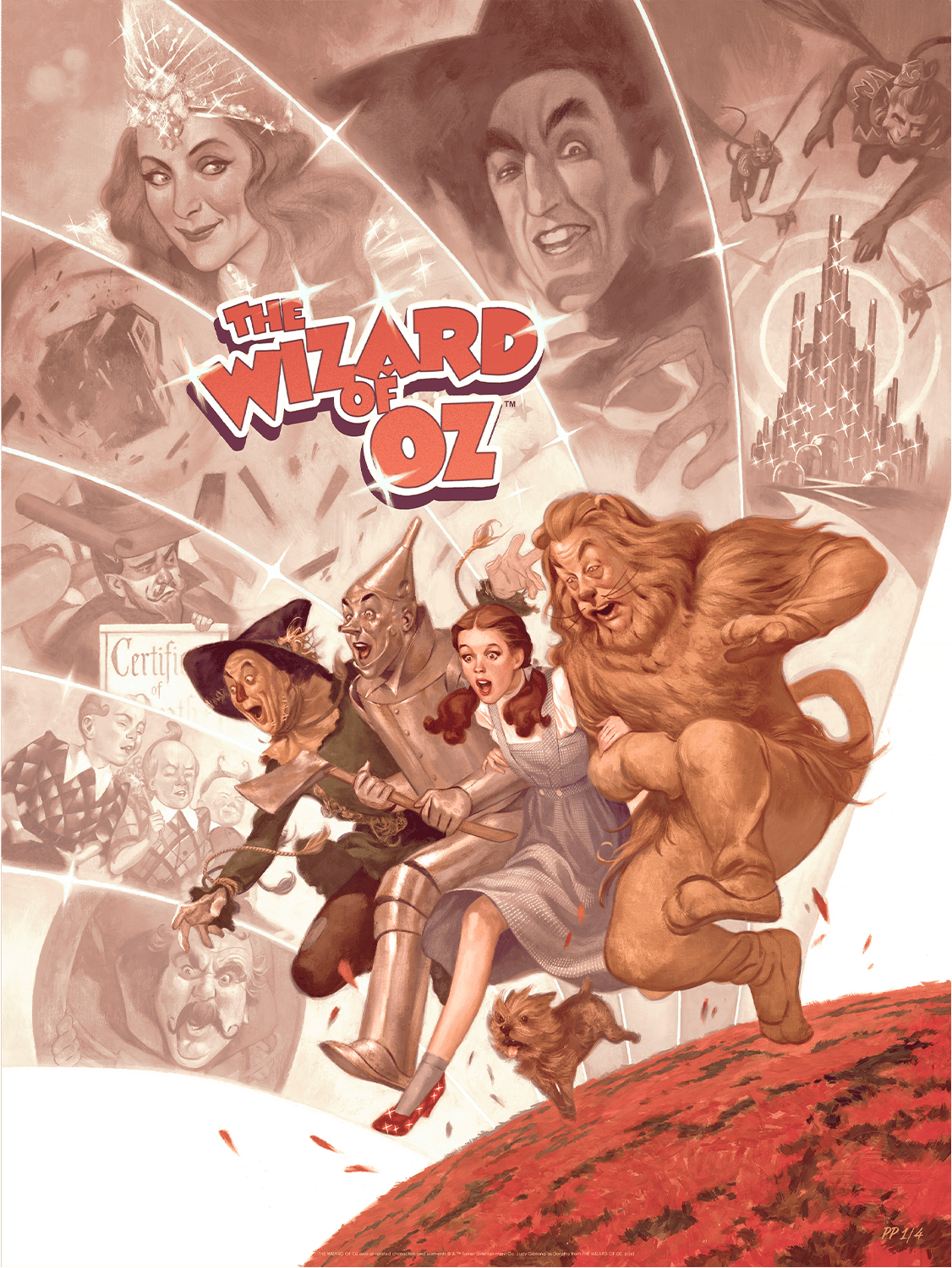 The Wizard of Oz The Wizard of Oz (No Place Like Home Variant) Movie Poster  Exclusive Edition View 7