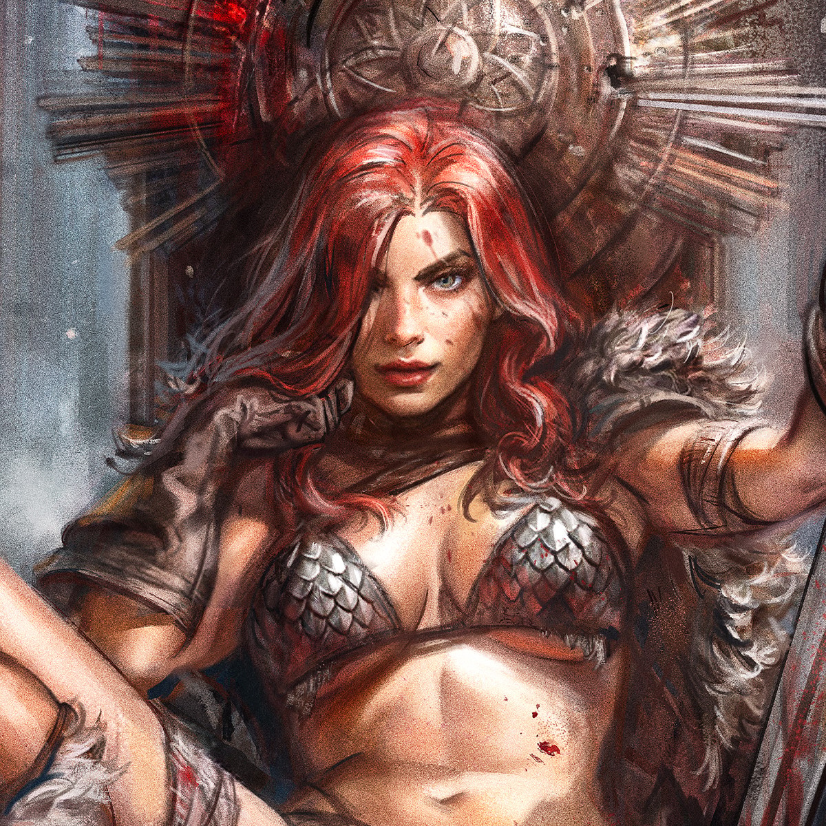 Dynamite Red Sonja: Long Live the Queen Art Print  Exclusive Edition View 3