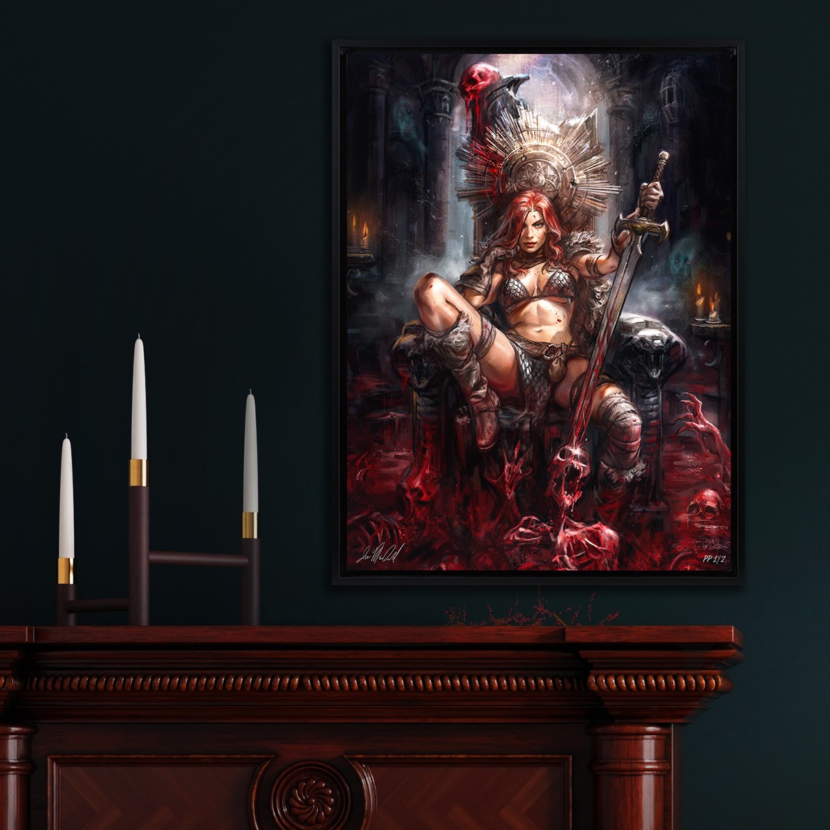 Dynamite Red Sonja: Long Live the Queen Art Print  Exclusive Edition View 1