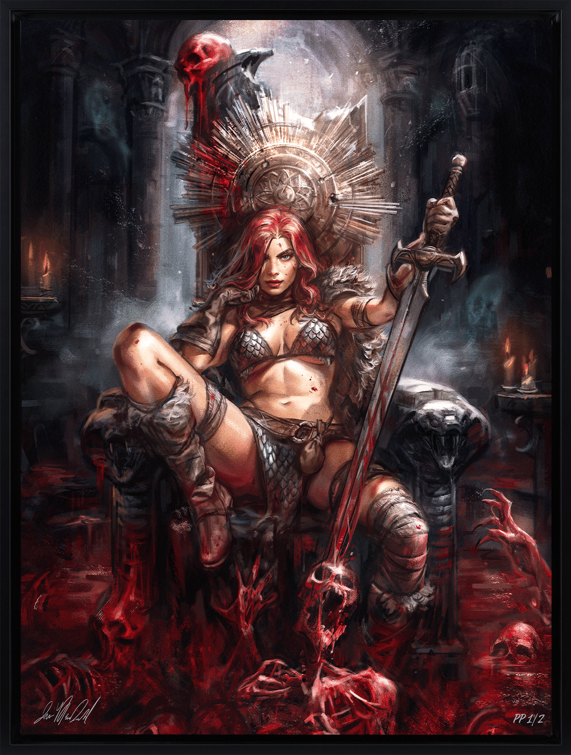 Dynamite Red Sonja: Long Live the Queen Art Print  Exclusive Edition View 6