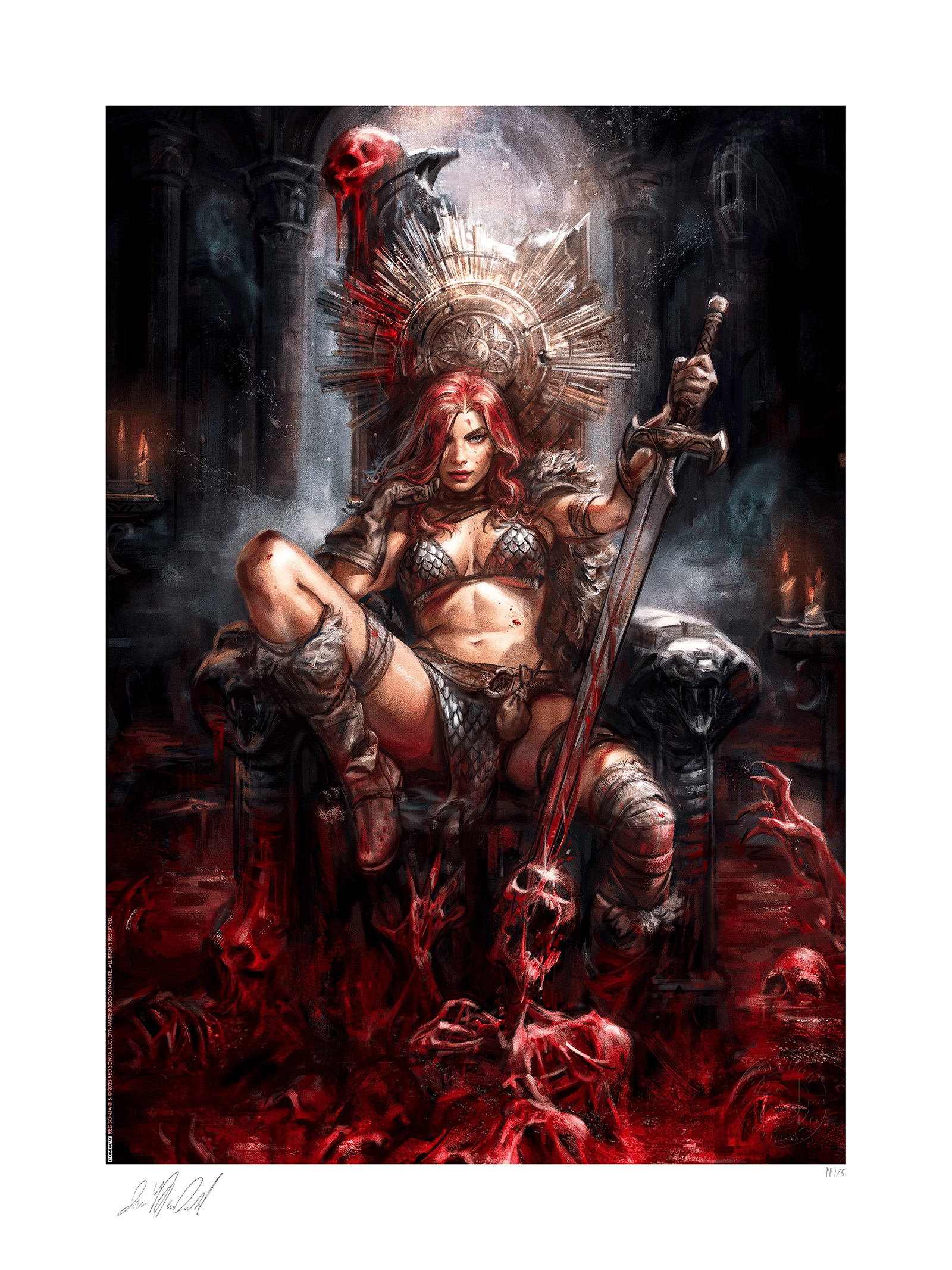 Dynamite Red Sonja: Long Live the Queen Art Print  View 3