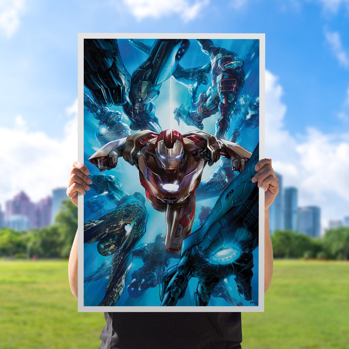 Iron Man Infinity Stones Marvel Hero Diamond Painting 