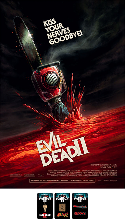 Evil Dead II Art Print & Collector Pin Set View 8