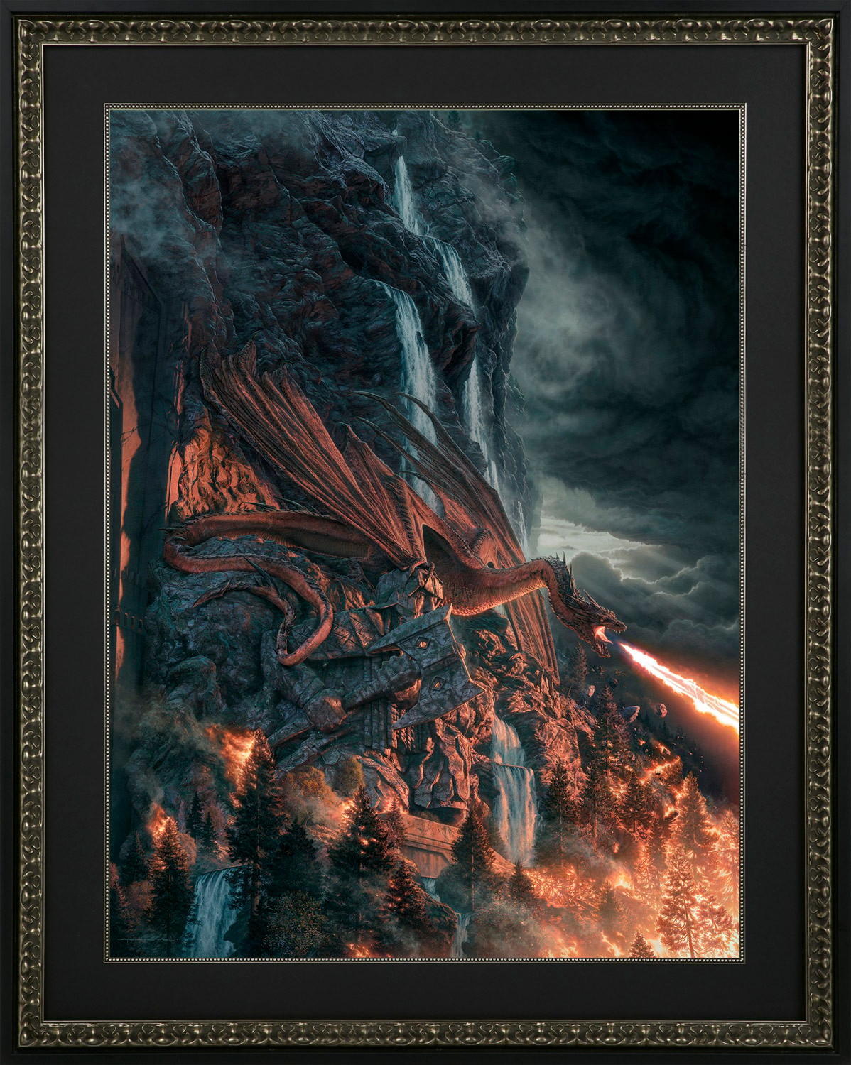 The Lord of the Rings Smaug the Fire-Drake: A Dire Menace! Art Print  View 10