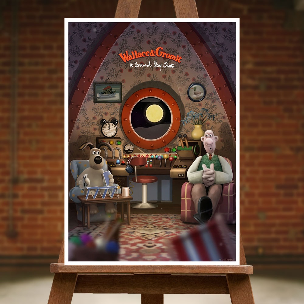 Wallace & Gromit Art Print Set