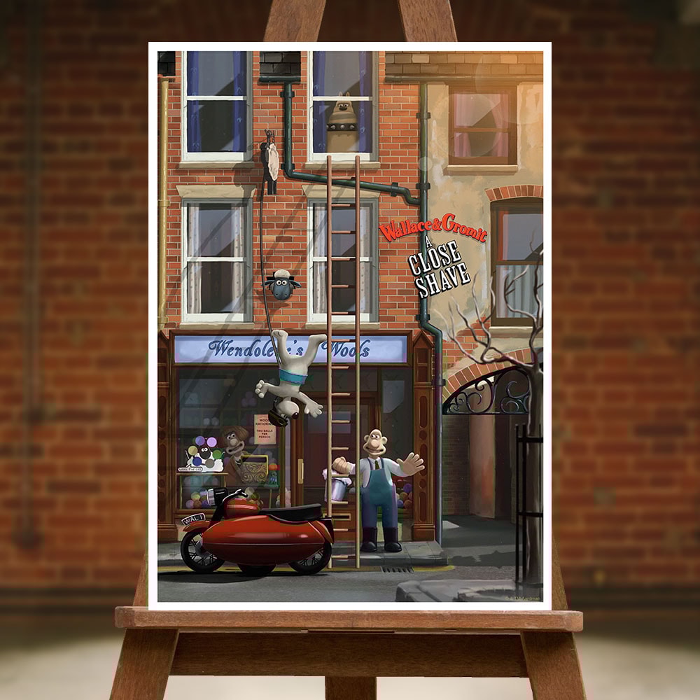 Wallace & Gromit Art Print Set