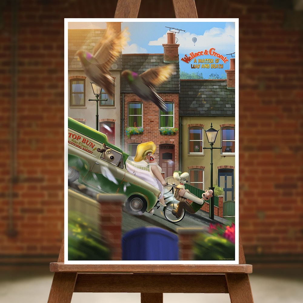 Wallace & Gromit Art Print Set