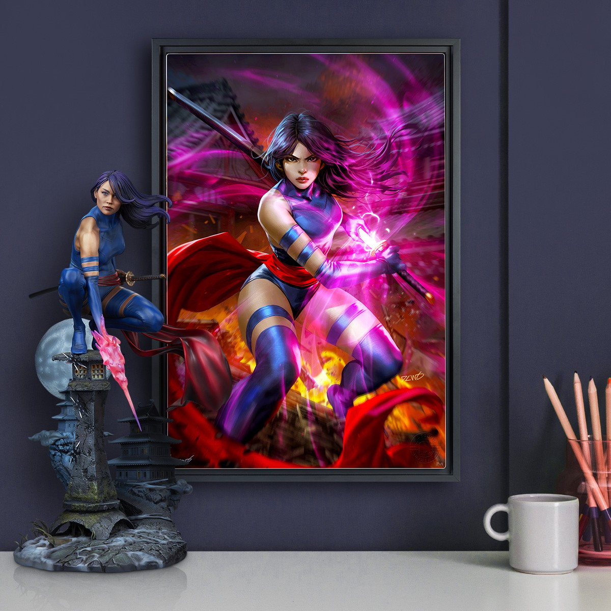 Marvel Psylocke Art Print  Exclusive Edition View 1