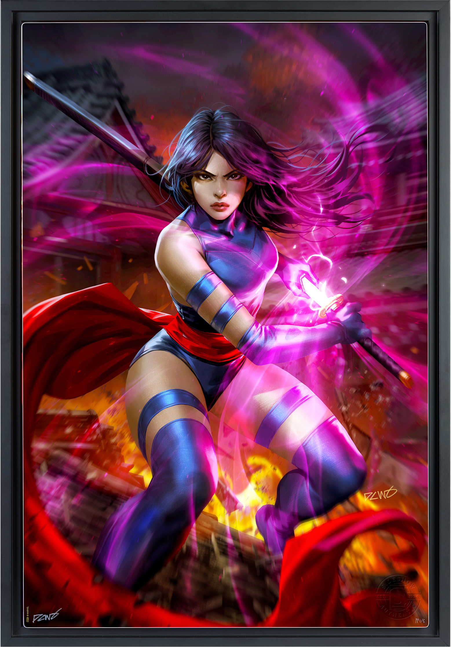 Marvel Psylocke Art Print  Exclusive Edition View 6